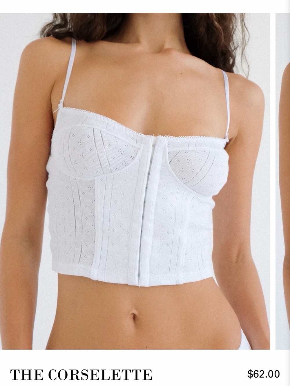The Corselette White Corsette Bralette - Women Intimates & Sleepwear
